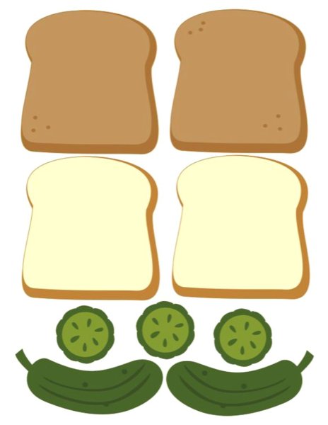 Продукты для пиццы для распечатки