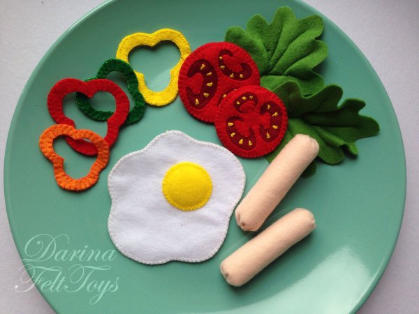 Яичница из фетра