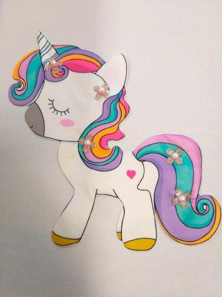 Поделка Единорожка из бумаги