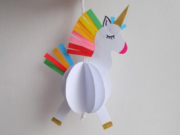 Аппликация Единорог