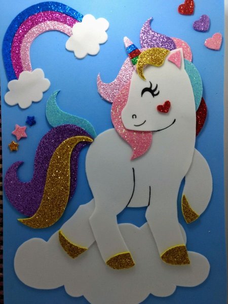 Поделка Единорожка