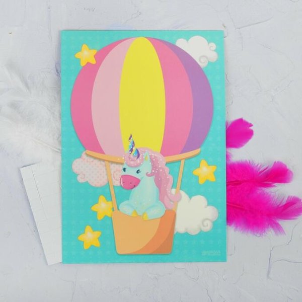 Аппликация Единорог