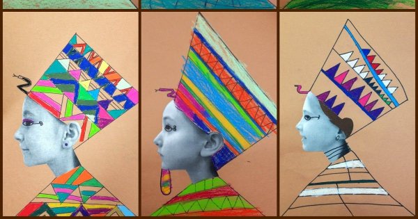 Аппликация в египетском стиле