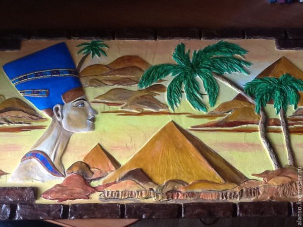 Панно египетские пирамиды