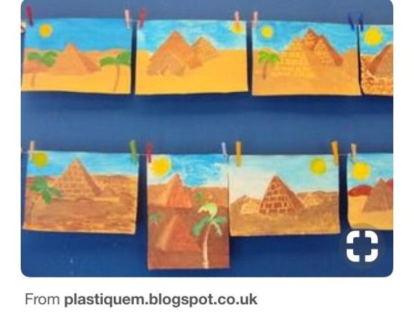 Аппликация на тему Египет