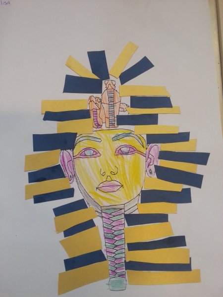 Аппликация на тему Египет