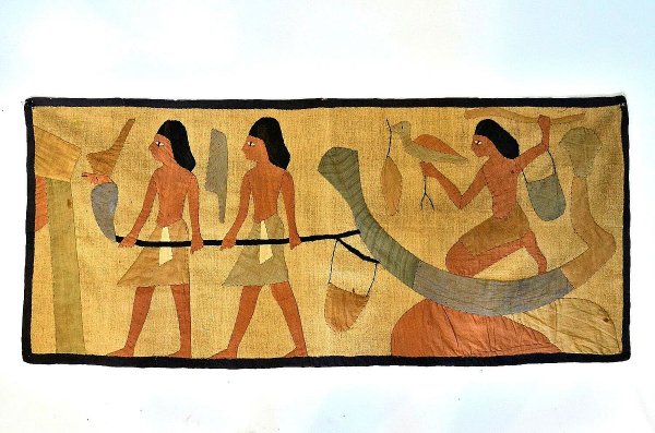 Древние Египте аппликация из ткани