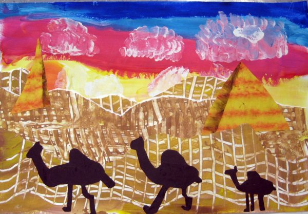 Аппликация на тему Африка