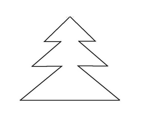 Схематичное изображение елки