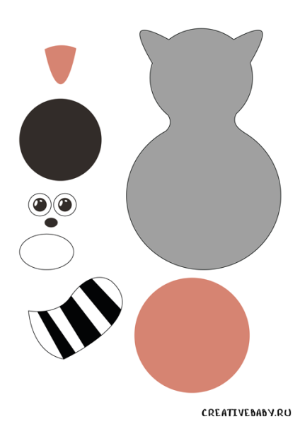 Аппликация Енотик