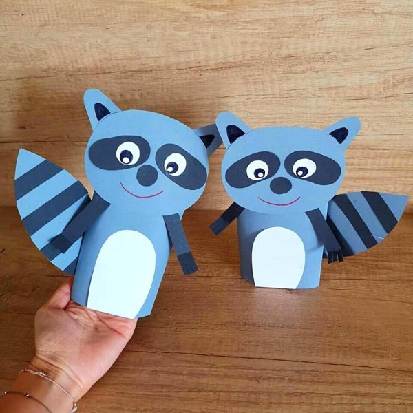 Поделка енот