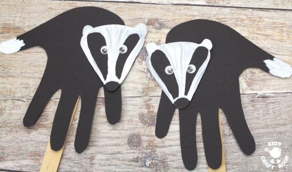 Поделка енот