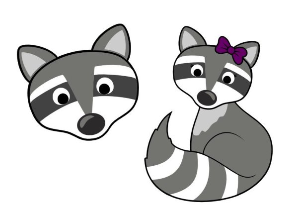 Енот мультяшный