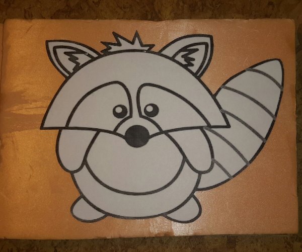 Поделка енот