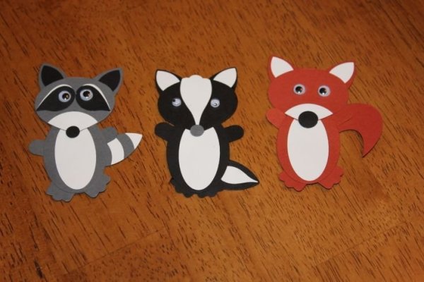 Поделка енот для детей