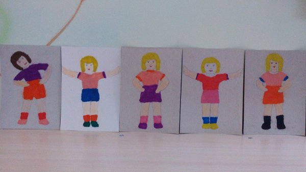 Рисование человека в старшей группе