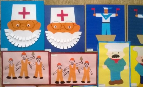 Рисование в старшей группе на тему профессии