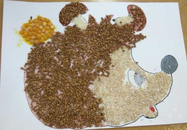 Поделки из гречки и риса