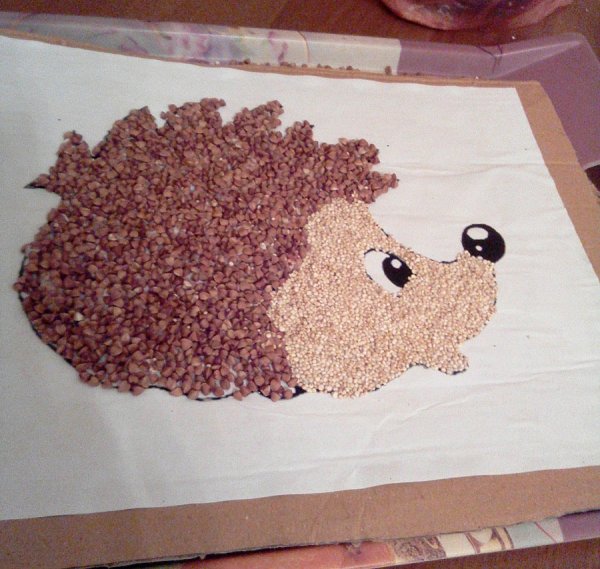 Поделки из крупы своими руками