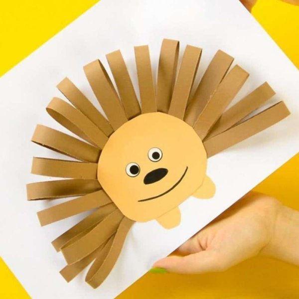 Поделки из бумажных петелек