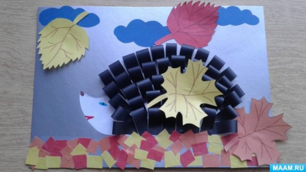 Объемная аппликация в подготовительной группе