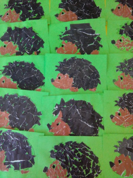 Аппликация в подготовительной НР