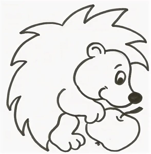 Трафарет для аппликации из крупы