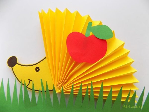 Ежик из гармошки