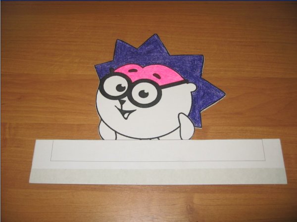 Ежик Смешарики аппликация