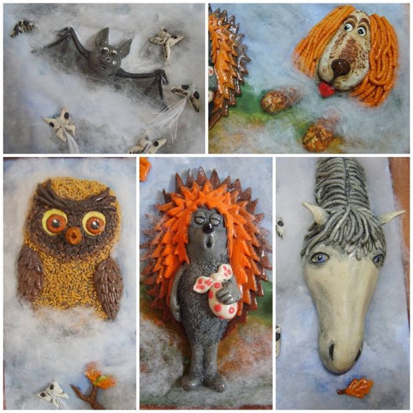 Ёжик в тумане поделка из природного материала