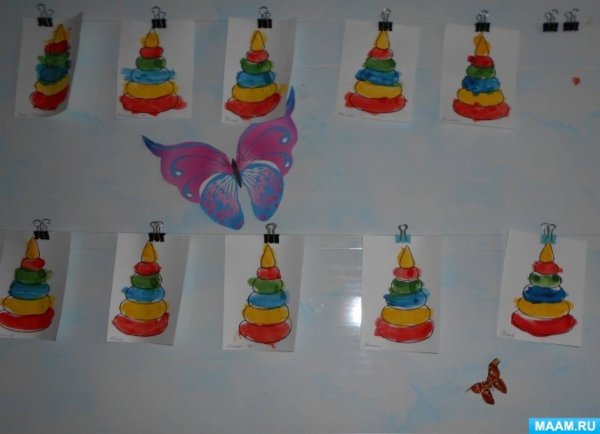 Рисование игрушки в средней группе