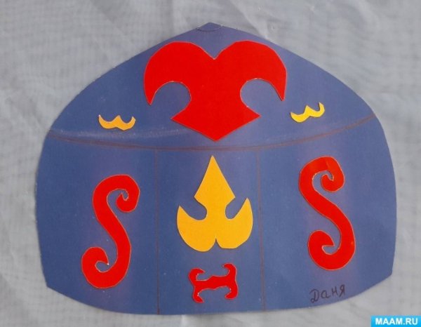 Аппликация юрта в старшей группе