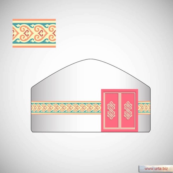 Украшение Юрты орнаментом