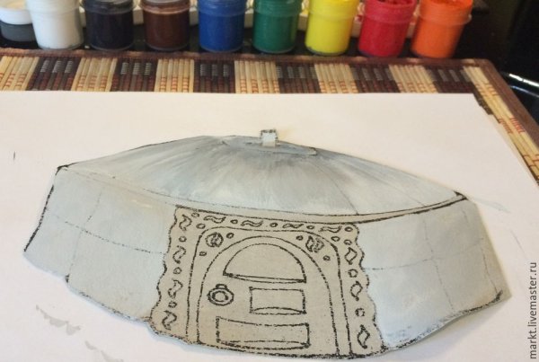 Юрта из ткани