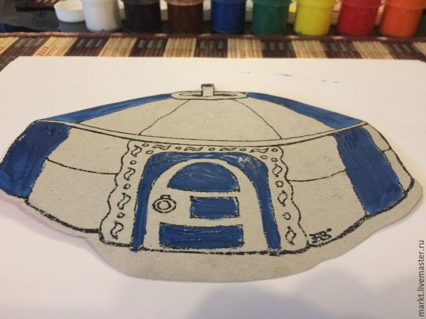 Юрта поделка