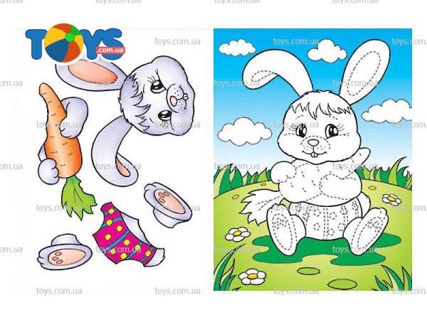 Аппликации с изображением зайца для детей