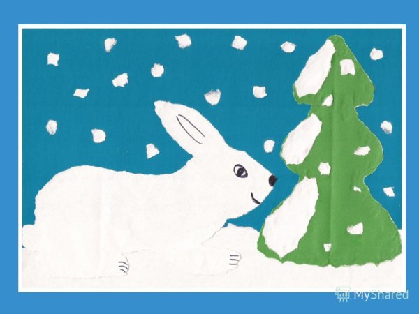 Сюжетная аппликация для детей