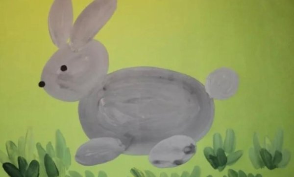 Рисование в средней группе на тему зайчик