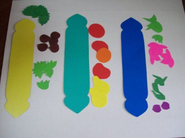 Закладки для книг средняя группа