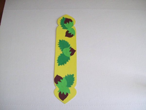 Закладка для первого класса из бумаги