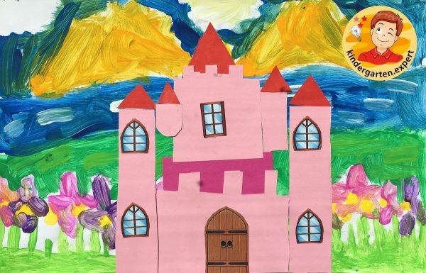 Аппликация замок