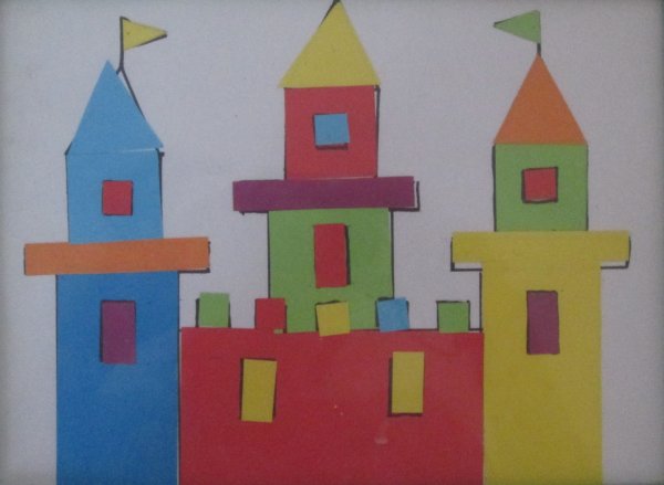 Домики с геометрическими фигурами