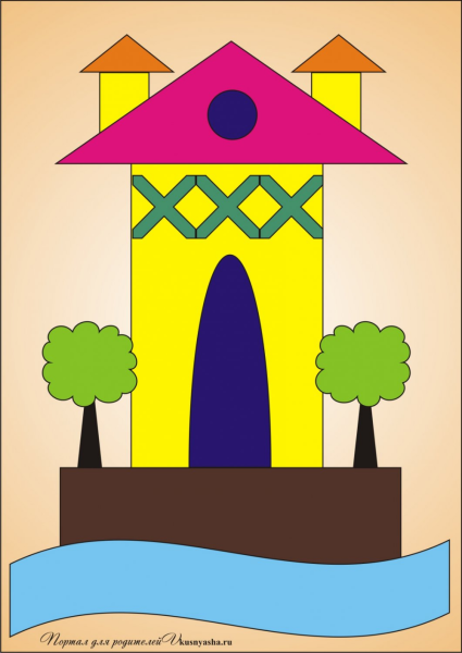 Рисунок из геометрических фигур