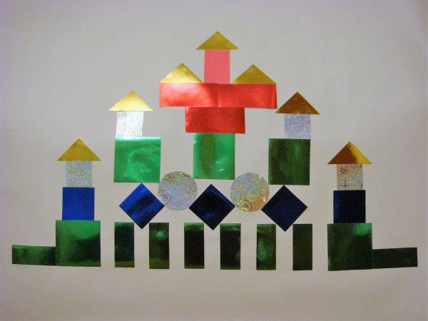 Дворец из геометрических фигур