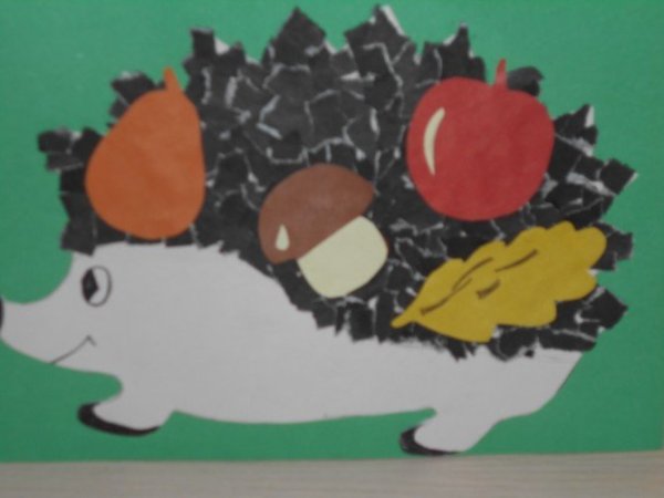 Рваные аппликации для детей