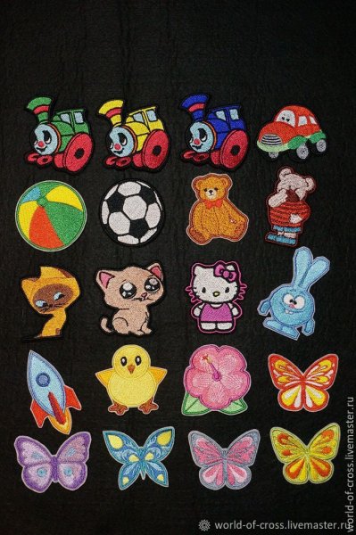 Аппликации на одежду для детей