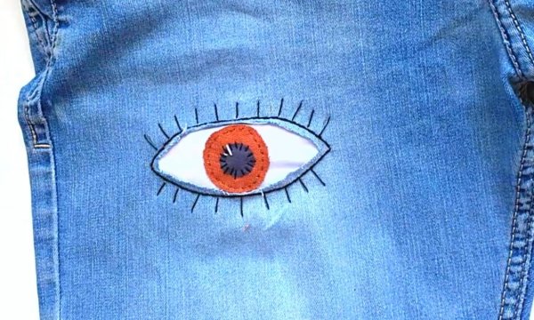 Заплатка на джинсы