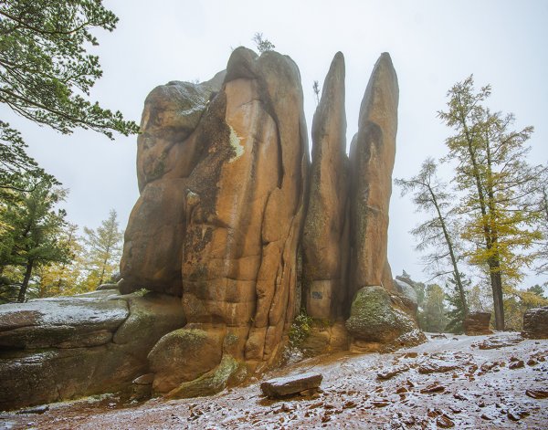 Заповедник столбы Красноярск перья
