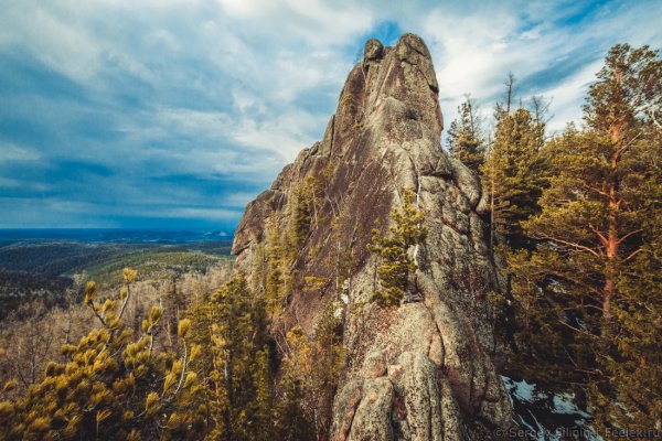 Скала Митра Красноярские столбы