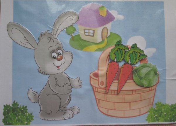 Заюшкин огород аппликация в средней группе